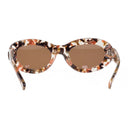 BROWN SPECKLED COURTNEY SUNGLASSES