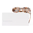 BROWN SPECKLED COURTNEY SUNGLASSES