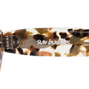 BROWN SPECKLED COURTNEY SUNGLASSES