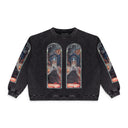 GRAY DESCENT CREWNECK SWEATER