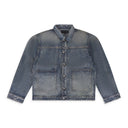 INDIGO FUROR WAXED DENIM JACKET