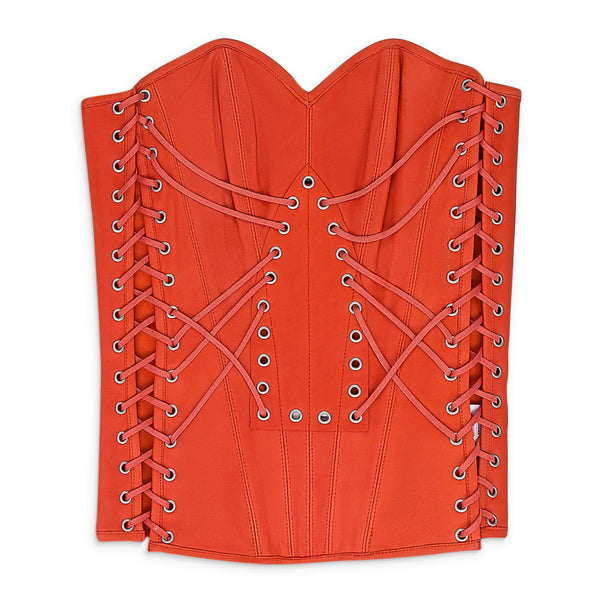 ORANGE WINDOW LONGLINE CORSET