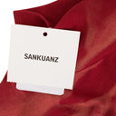 RED OVERDYED TURTLENECK SWEATER