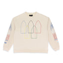 IVORY INTERTWINED WINDOWS HOODIE