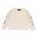 IVORY INTERTWINED WINDOWS HOODIE