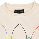 IVORY INTERTWINED WINDOWS HOODIE