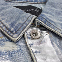 BLUE HEAVY METAL DENIM TRUCKER JACKET