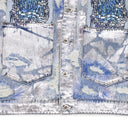 BLUE HEAVY METAL DENIM TRUCKER JACKET