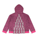 RED PYRAMID HOODED SWEATSHIRT