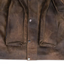 GREEN CLASSIC LEATHER JACKET