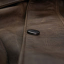 GREEN CLASSIC LEATHER JACKET