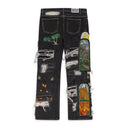 BLACK FOUR SEASONS FUSION STRAIGHT-FIT JEANS