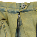 GREEN WINDOW POCKET CARGO MAXI SKIRT