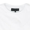 WHITE AMALGAMATED WINDOW LS T-SHIRT