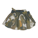 BLUE WINDOW POCKET CARGO MAXI SKIRT