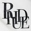 WHITE LOGO SWIM TRUNKS