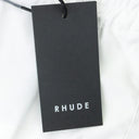 WHITE LOGO SWIM TRUNKS