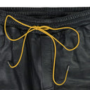 BLACK CIESTA LEATHER SHORT SHORTS