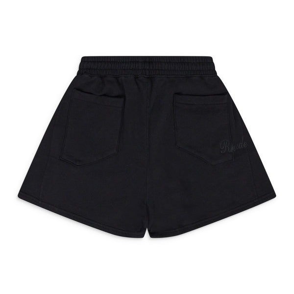 BLACK SKYLINE TERRY SHORTS