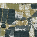 BLUE AFFINITY GRID BONDAGE MAXI SKIRT