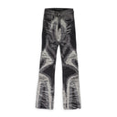 BLACK PATH WIDE-LEG JEANS