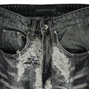 BLACK PATH WIDE-LEG JEANS