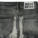 BLACK PATH WIDE-LEG JEANS