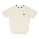 IVORY LOGO KNIT T-SHIRT