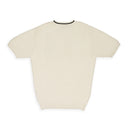 IVORY LOGO KNIT T-SHIRT