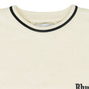 IVORY LOGO KNIT T-SHIRT