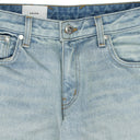 INDIGO LOW-WAIST FLARE DENIM BOOTCUT JEANS