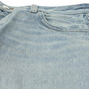 INDIGO LOW-WAIST FLARE DENIM BOOTCUT JEANS