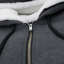 GREY CLASSIC BUNNY PUFFER JACKET