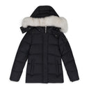 BLACK W CLOUD 3Q SH PUFFER JACKET