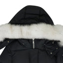BLACK W CLOUD 3Q SH PUFFER JACKET