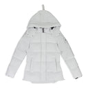GREY W CLOUD 3Q SH PUFFER JACKET