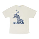 WHITE LEPORD T-SHIRT