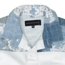 BLUE MERGED RUGBY BUTTON-DOWN SHIRT