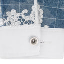 BLUE MERGED RUGBY BUTTON-DOWN SHIRT