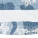 BLUE MERGED RUGBY BUTTON-DOWN SHIRT