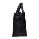 BLACK ARCH TOTE MINI MESSENGER BAG