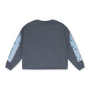 GRAY CAMO GLASS PULLOVER SWEATSHIRT