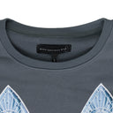 GRAY CAMO GLASS PULLOVER SWEATSHIRT