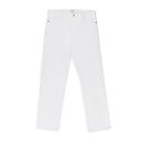 WHITE CLASSIC DENIM STRAIGHT-FIT JEANS