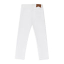 WHITE CLASSIC DENIM STRAIGHT-FIT JEANS