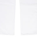 WHITE CLASSIC DENIM STRAIGHT-FIT JEANS