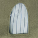 GREEN STAINED GLASS LASER TRENCH COAT