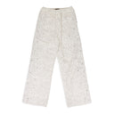 WHITE CASHEW BLOSSOM PEARL SWEATPANTS