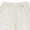 WHITE CASHEW BLOSSOM PEARL SWEATPANTS