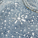 BLUE 20K ZODIAC DIAMOND DENIM